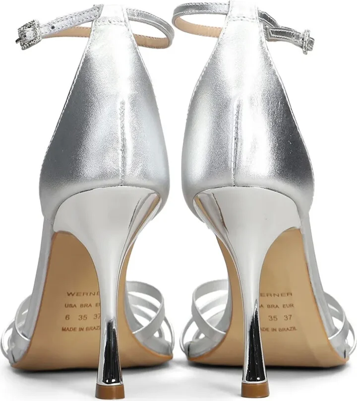 100mm Metallic-Effect Sandals - Image 4