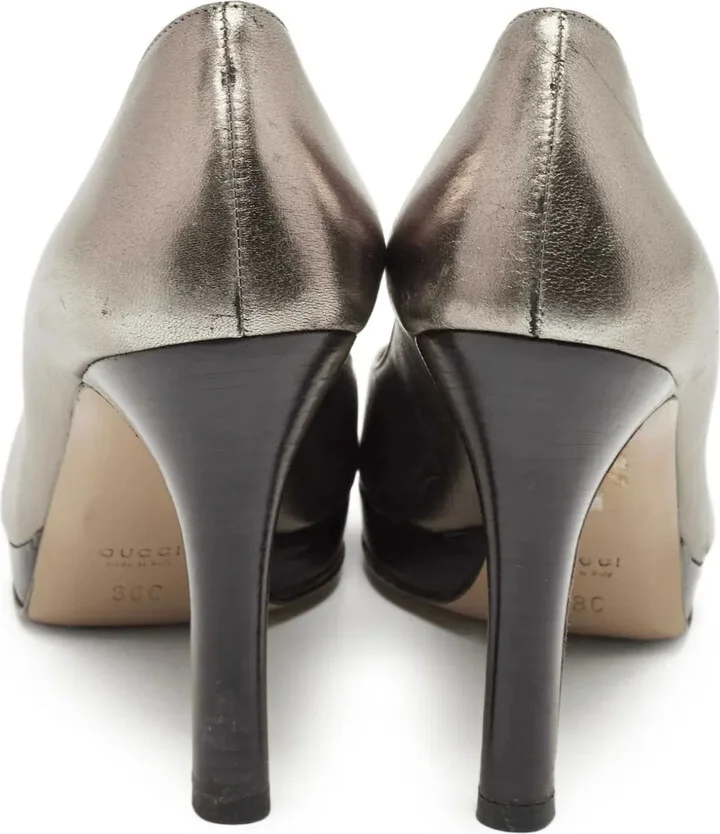 100mm Metallic-Leather Pumps - Image 4