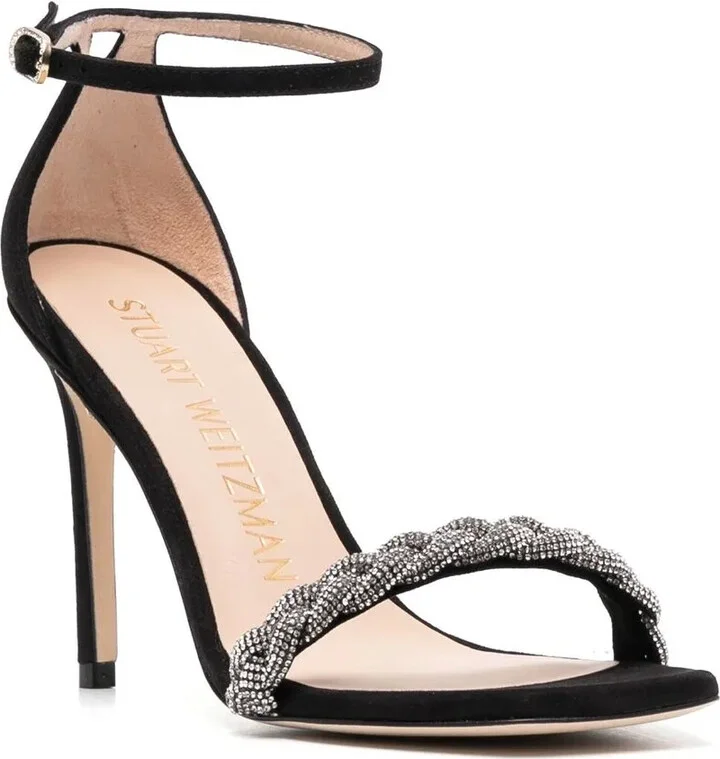 100mm Nudist Curve embellished sandals - Image 2