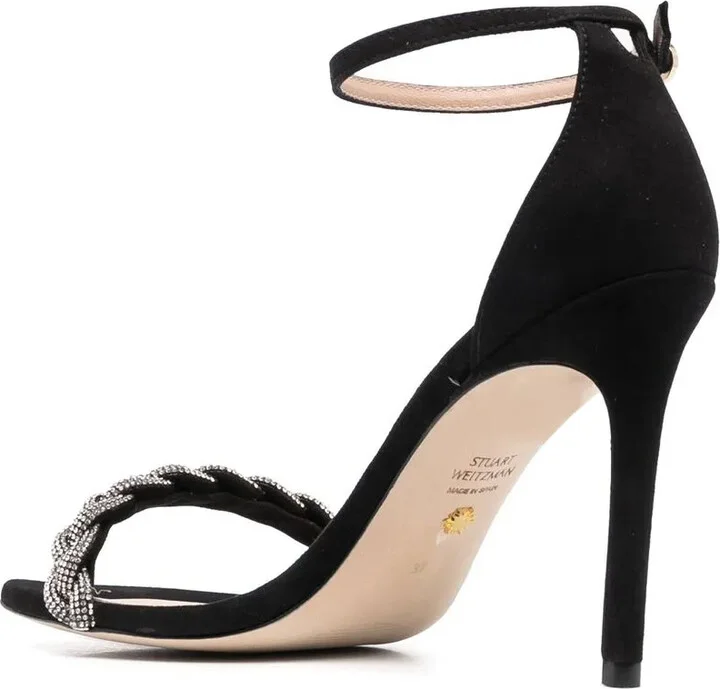 100mm Nudist Curve embellished sandals - Image 3