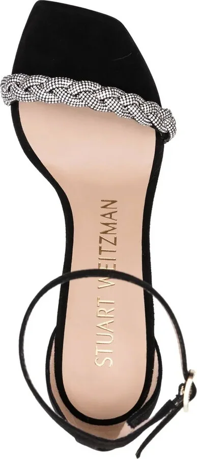 100mm Nudist Curve embellished sandals - Image 4