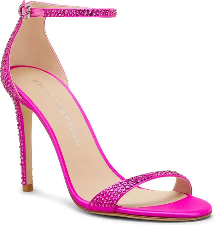 100mm Nudist Shine Sandals - Image 2
