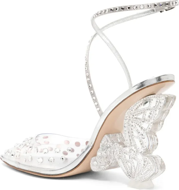 100mm Paloma crystal-embellished pumps - Image 3