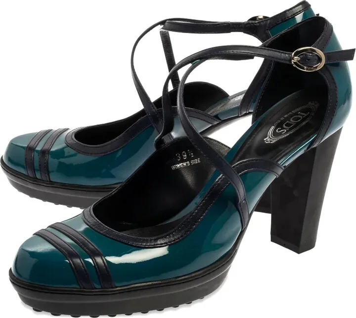 100mm Patent-Leather Buckled Pumps - Image 2
