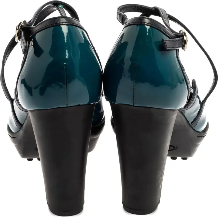 100mm Patent-Leather Buckled Pumps - Image 3