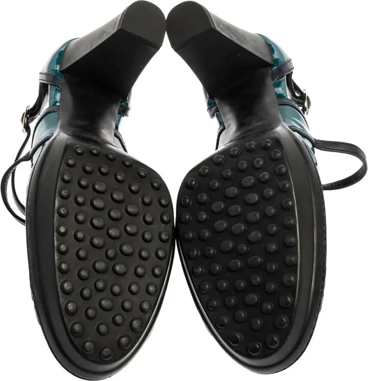 100mm Patent-Leather Buckled Pumps - Image 4