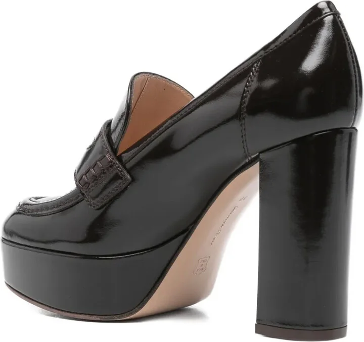 100mm Patent-Leather Platform Loafers - Image 3
