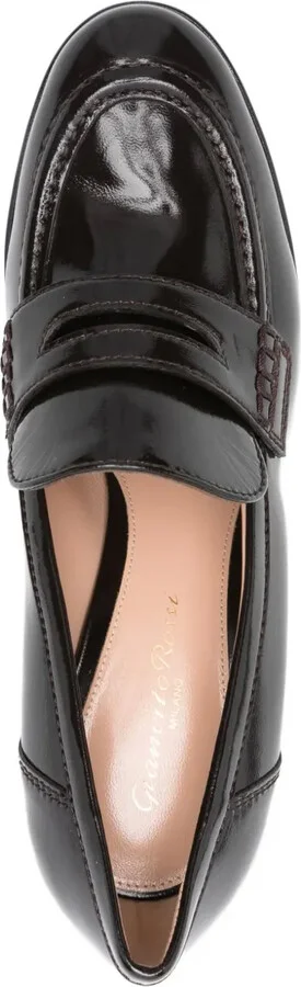 100mm Patent-Leather Platform Loafers - Image 4