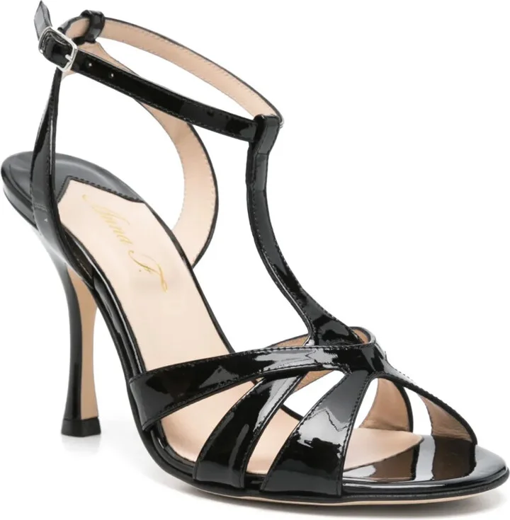 100mm Patent-Leather Sandals - Image 2
