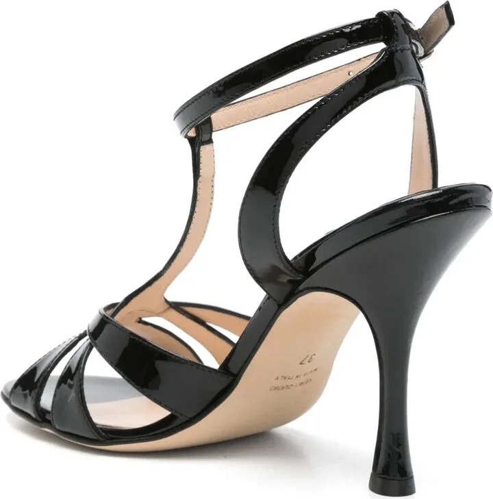 100mm Patent-Leather Sandals - Image 3