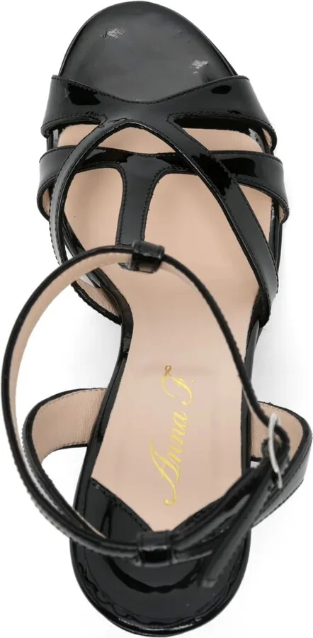 100mm Patent-Leather Sandals - Image 4