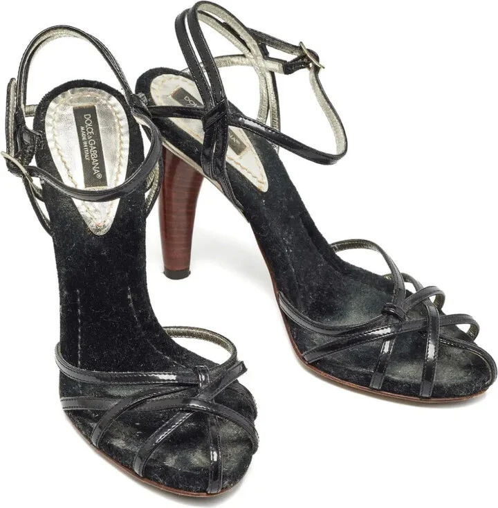 100mm Patent-Leather Sandals - Image 4
