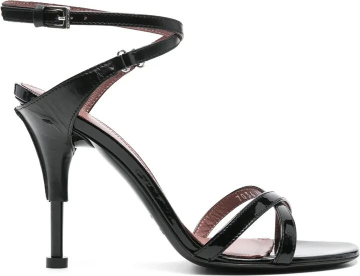 100mm Patent-Leather Sandals
