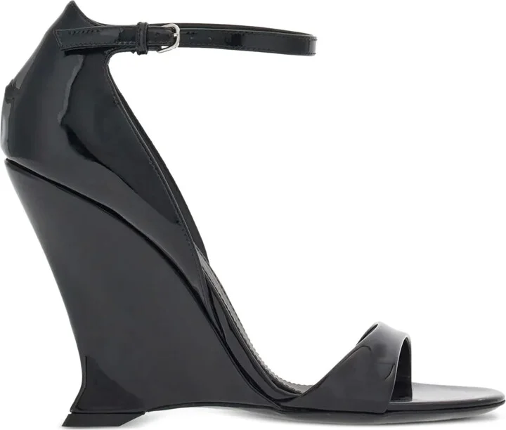 100mm Patent Leather Sandals