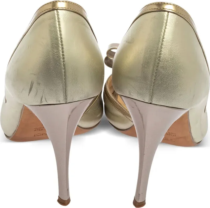 100mm Peep-Toe Bow-Detail Pumps - Image 3