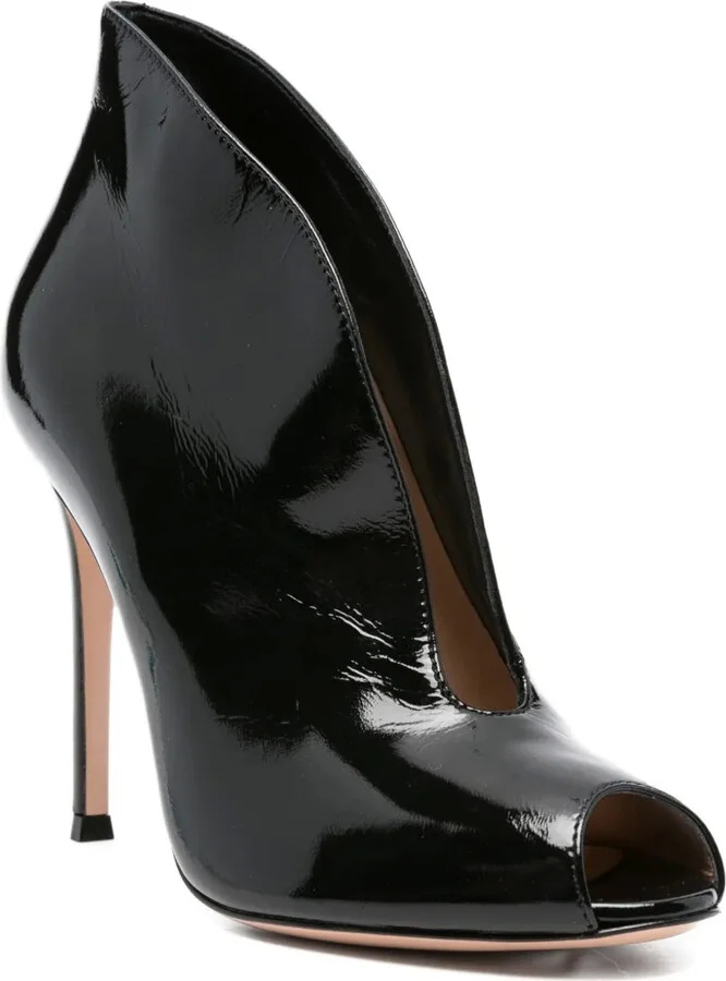 100mm Peep-Toe Heeled Pumps - Image 2