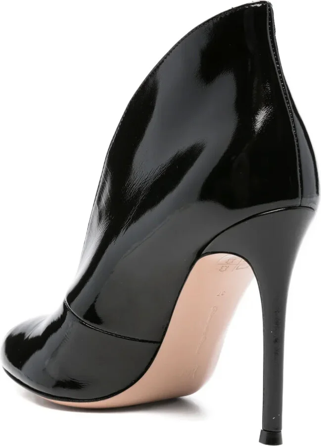 100mm Peep-Toe Heeled Pumps - Image 3