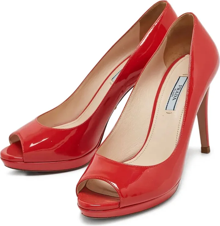 100mm Peep-Toe Platform Pumps - Image 2