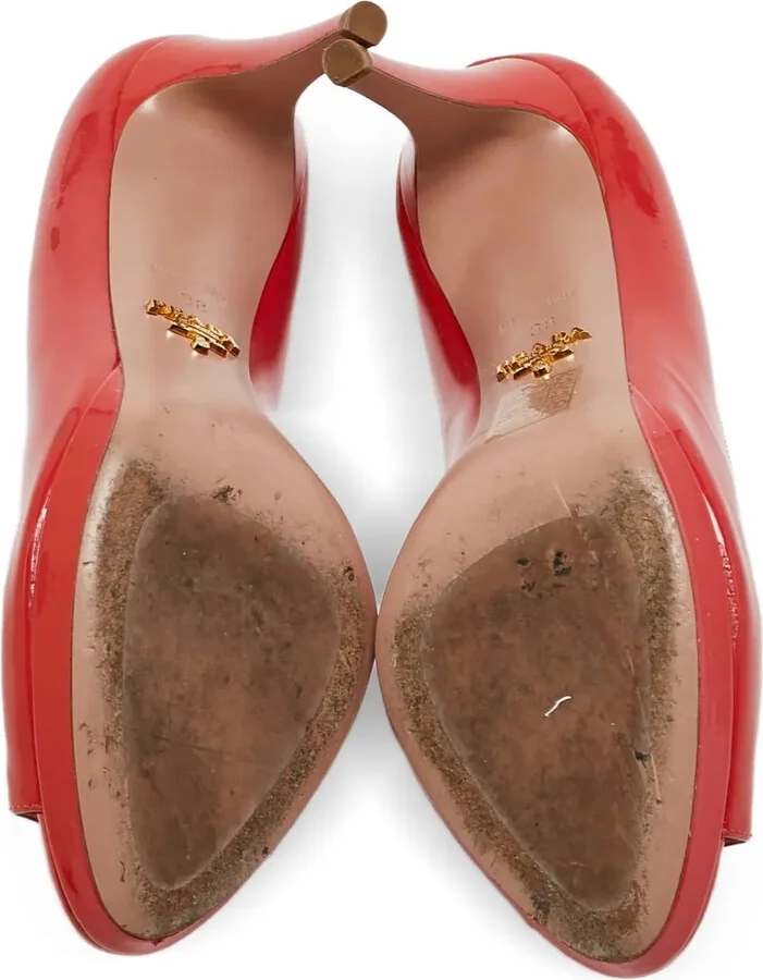 100mm Peep-Toe Platform Pumps - Image 4