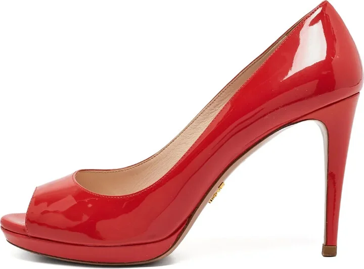 100mm Peep-Toe Platform Pumps