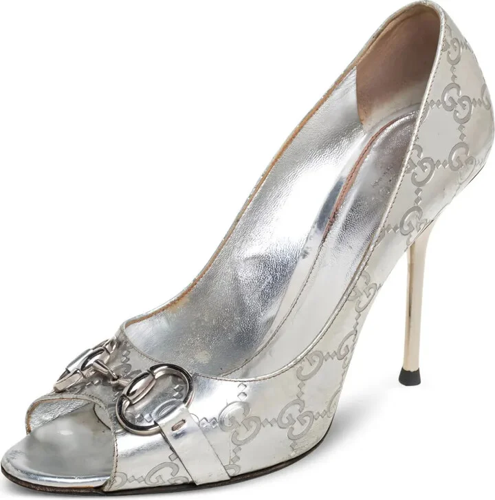 100mm Peep-Toe Pumps - Image 2