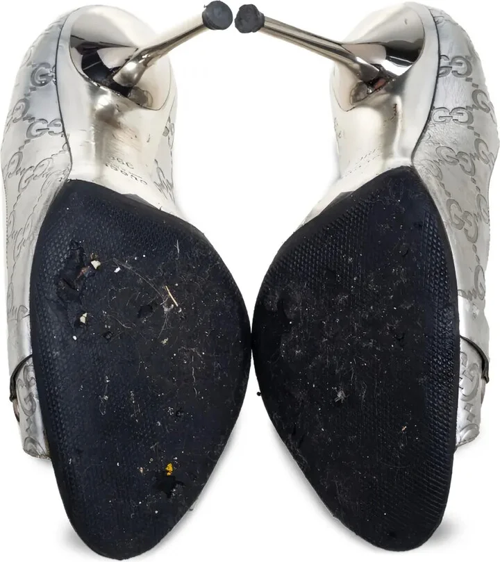 100mm Peep-Toe Pumps - Image 4