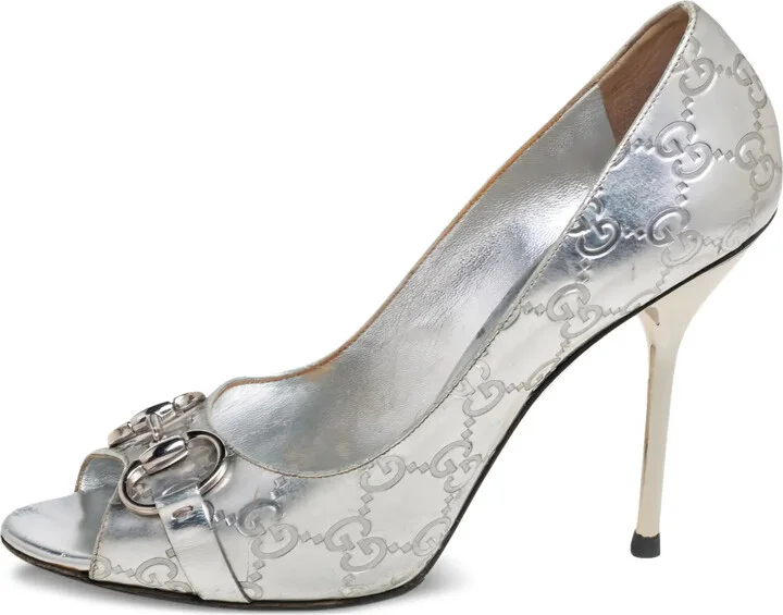 100mm Peep-Toe Pumps
