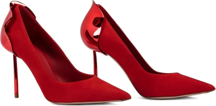 100mm Petalo metallic pumps - Image 2