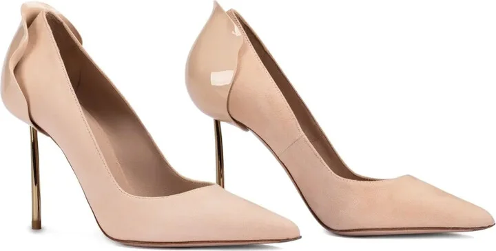 100mm Petalo pointed-toe pumps - Image 2