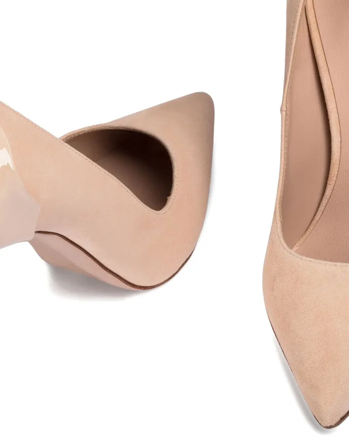 100mm Petalo pointed-toe pumps - Image 4