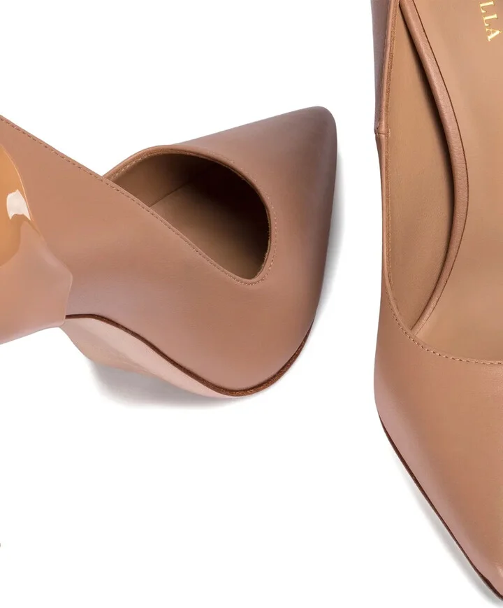 100mm Petalo pointed-toe pumps - Image 4