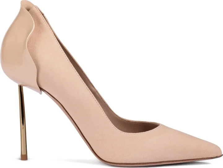 100mm Petalo pointed-toe pumps