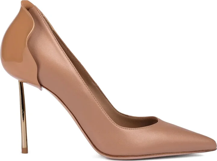 100mm Petalo pointed-toe pumps