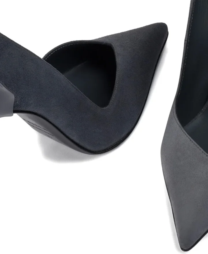 100mm Petalo suede pumps - Image 4