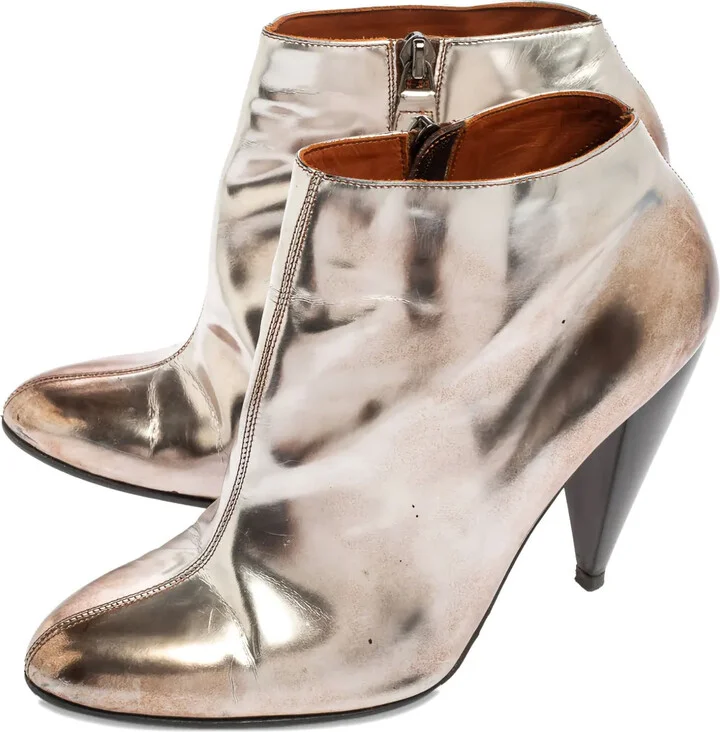 100mm Pointed-Toe Ankle Boots