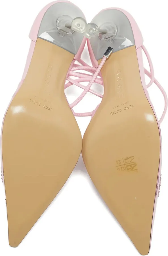 100mm Pointed-Toe Crystal-Embellishment Pumps - Image 4