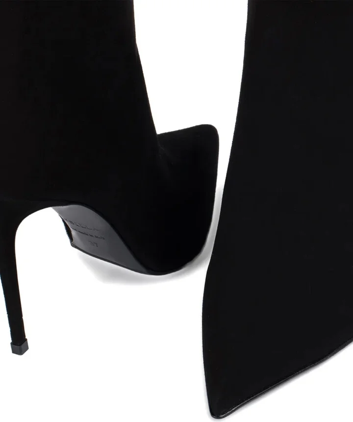 100mm Pointed-Toe Stiletto Boots - Image 3