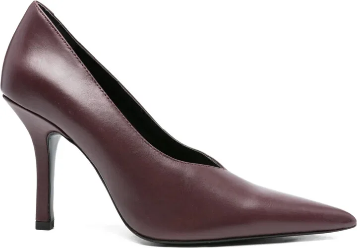 100mm Pointed-Toe Stiletto Pumps