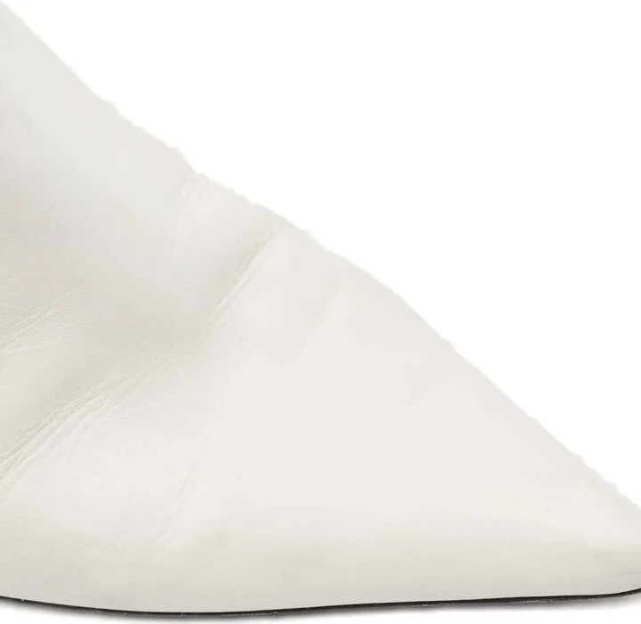 100mm Pointed-Toe Striped-Heel Ankle Boots - Image 5