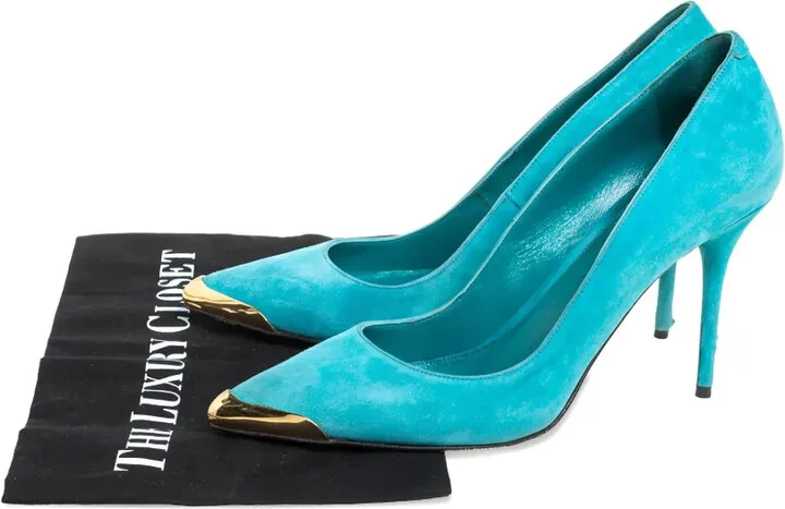 100mm Pointed Toe Tip Pumps - Image 5