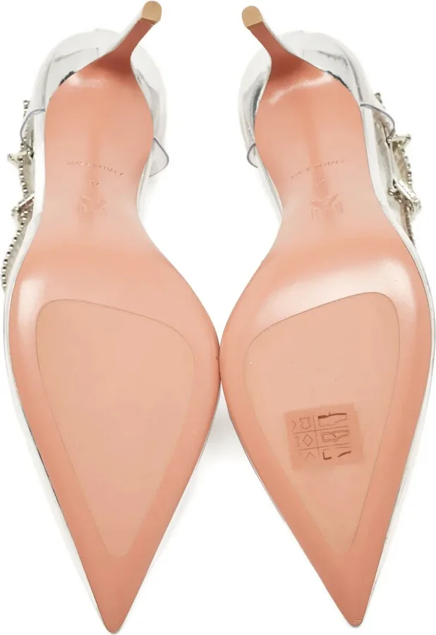 100mm Pre-Owned Crystal-Embellished Pumps - Image 4