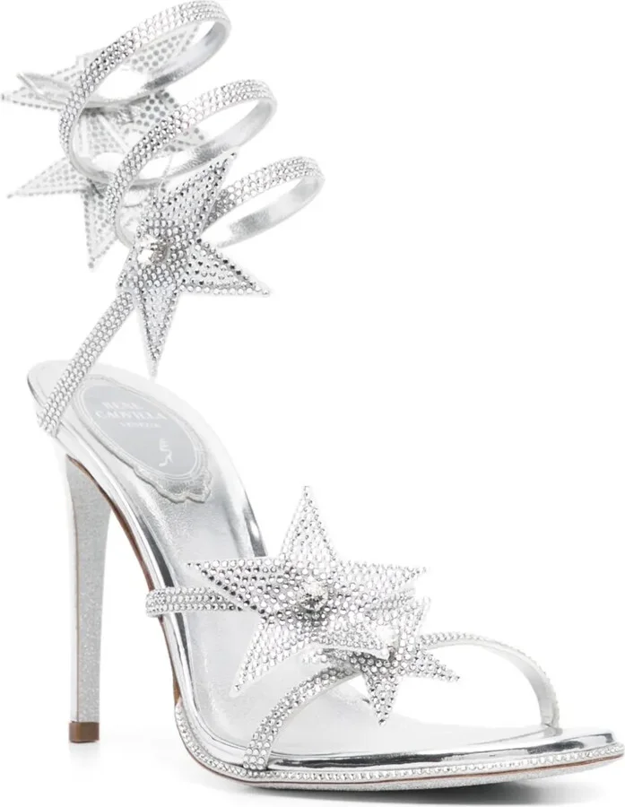 100mm Rhinestone-Embellished Sandals - Image 2