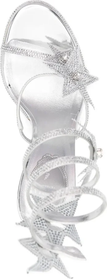 100mm Rhinestone-Embellished Sandals - Image 4