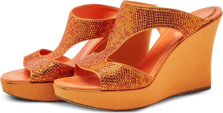 100mm Rhinestone-Embellished Sandals - Image 4