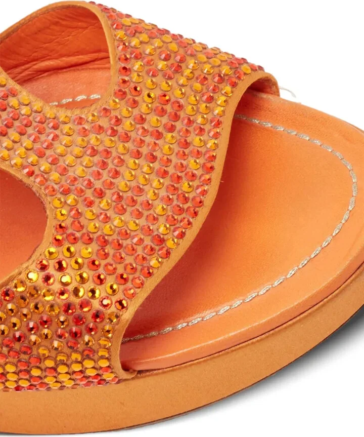 100mm Rhinestone-Embellished Sandals - Image 5