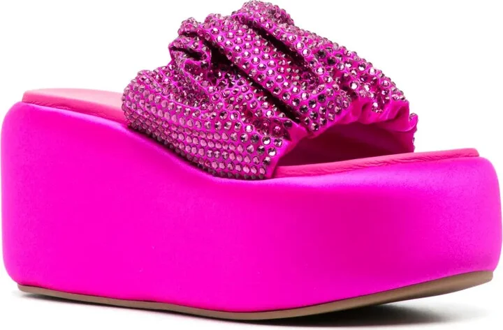 100mm Rhinestone-Embellished Sandals - Image 2