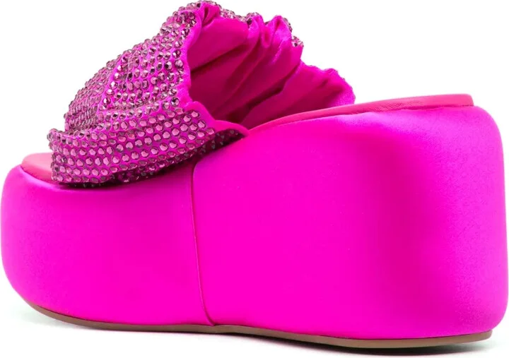 100mm Rhinestone-Embellished Sandals - Image 3