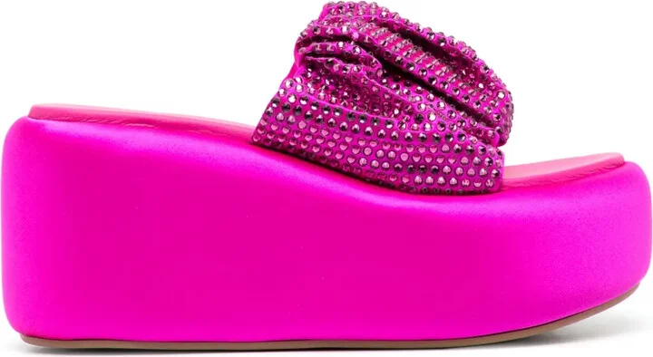 100mm Rhinestone-Embellished Sandals