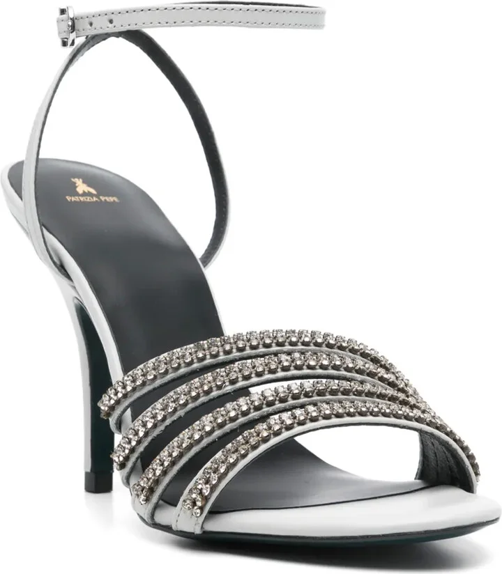 100mm Rhinetsone-Embellished Sandals - Image 2