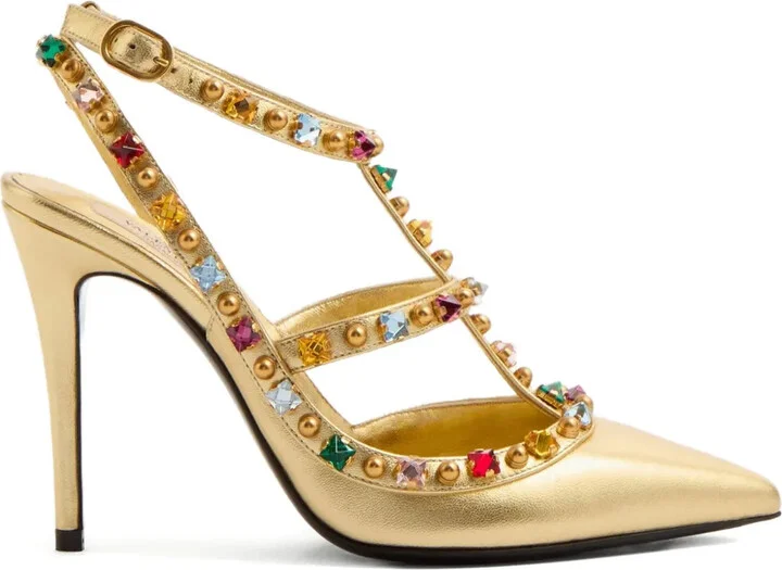 100mm Rockstud Décolleté pumps